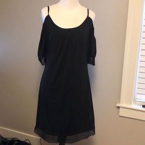 Small Black Open Shoulder Dress